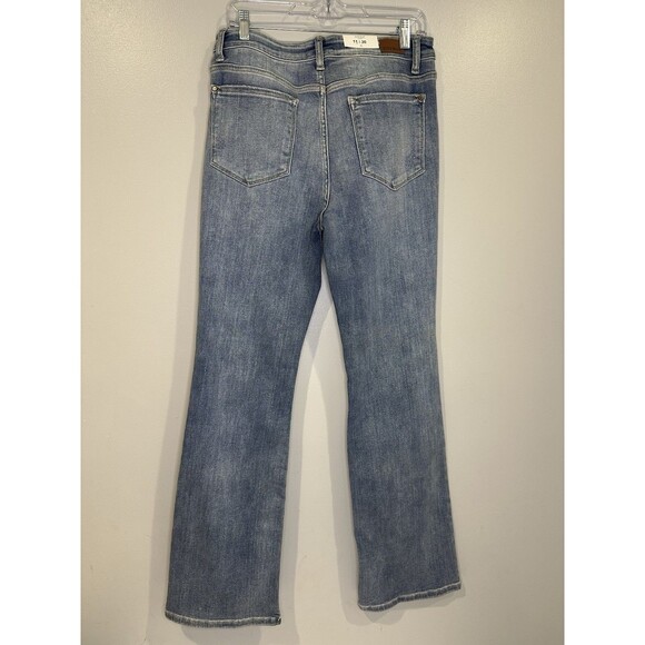 Judy Blue Midrise Bootcut Jeans Women's 11/30 Blue Stretch Denim NWT Boho Trendy - Picture 2 of 9